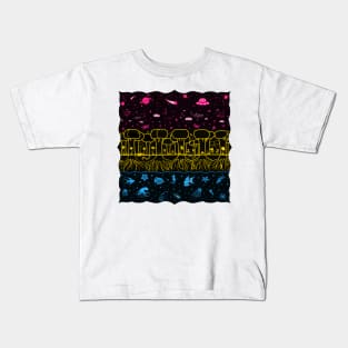 Layers of the World, Pansexual Flag Kids T-Shirt